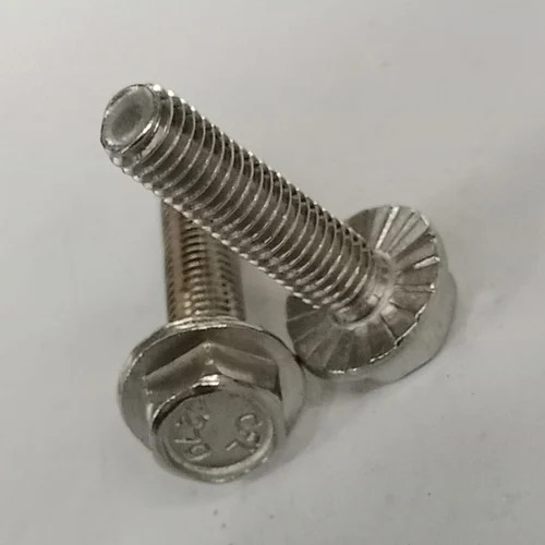 M5x20 Mild Steel Flange Bolt - Mild Steel, M5x20 Dimensions, High Strength, Corrosion Resistant, Ideal for Commercial Applications