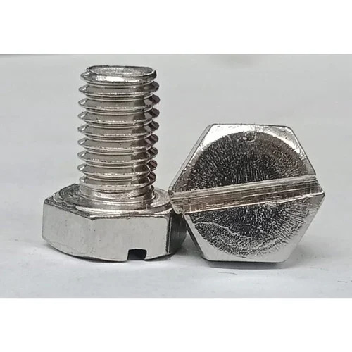 M8x12 Mild Steel Hex Bolt - Corrosion Resistant, High Strength Design | Durable for Commercial Usage, Ideal for Heavy-Duty Applications
