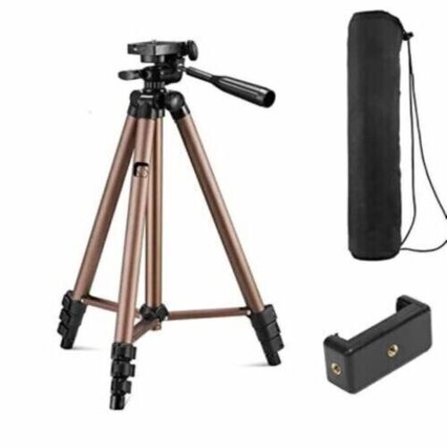 Mobile Phone Tripod Stand - Stainless Steel, Custom Size, Matte Black | Stable Performance, Ideal for Promotional Use