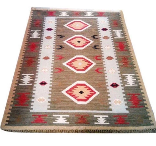 Modern Kilim Rugs - Silk, 2x5 Feet Rectangle | Handcrafted Quality, Vibrant Colors, Eco-Friendly Materials, Plush Comfort, Non-Slip Backing, Easy Maintenance, Unique Designs