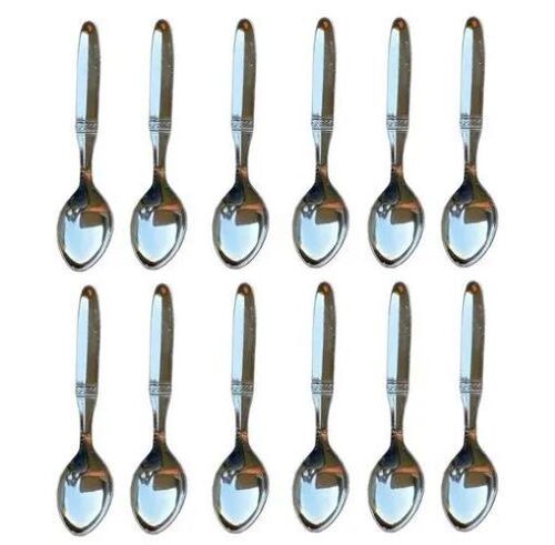 Premium Stainless Steel Serving Spoon - Stainless Steel, Mirror Finish, Silver | Ergonomic Handle, Scratch Resistant, Food Grade, Heat Resistant, Smooth Edges, Dishwasher Safe, Corrosion Proof