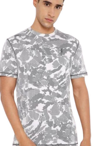 Printed T Shirt - Cotton Fabric, Size S-XXL, Grey Color | Light Weight, Breathable, Stretchable, Very Good Quality, Attractive Design