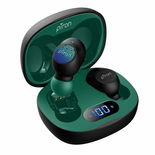 Pro Wireless Earpods - 40 Hours Playback Time, Black Color, Sweat and Water Resistant, Waterproof, Speaker Impedance Enabled