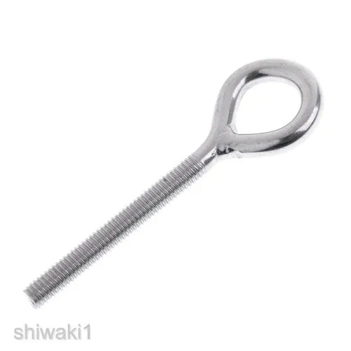 SS Welding Eye Bolt - Stainless Steel, High Strength, Durable and Rust Free | Silver Polished Finish, Tempered for Enhanced Strength