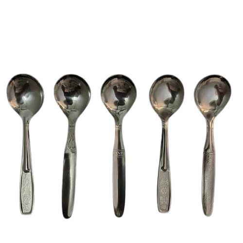 Stainless Steel Baby Soup Spoon - 12 Inch | Scratch Resistant Heat Resistant Food Safe Easy to Clean Dishwasher Safe Comfortable Grip