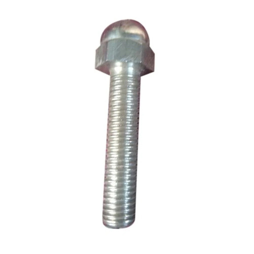 Stainless Steel Dome Bolt - High Strength, Rust Free, Polished Silver Finish | Durable, Quenched and Tempered for Commercial Use