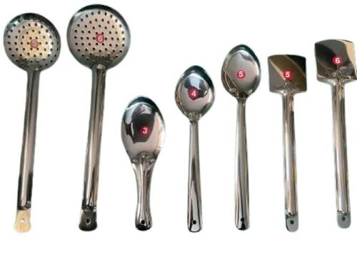 Stainless Steel Serving Spoon - Premium Quality Optimum Design | Lightweight, Rust Resistant, Ergonomic Handle, Scratch Resistant, Polished Finish