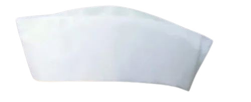 Gandhi Topi - Cotton, Standard Size, Ivory White | Light Weight, Very Good Quality, Plain Design, Washable, Suitable for Adult Males