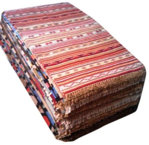 Woolen Kilim Rugs - Silk, Rectangle, Multicolor | Vibrant Colors, Soft Texture, Handcrafted Quality, Unique Designs, Eco-Friendly Materials, Plush Comfort, Easy Maintenance, Non-Slip Backing