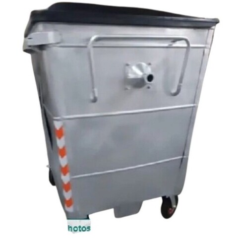 1100L Hot Dip Galvanised Industrial Dustbin