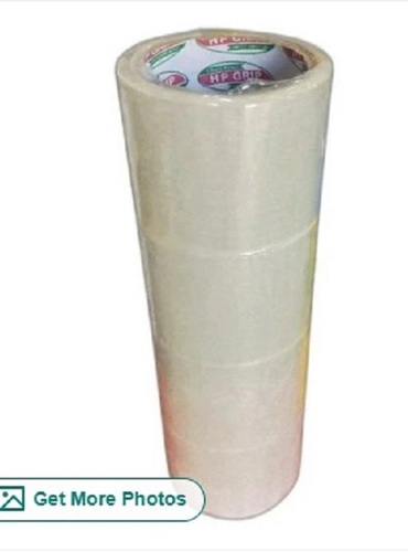 6 Inch Hp Grip Bopp Tape - 20 Micron Thickness, Transparent Single-Sided Adhesive | 50m Length, Rich Adhesiveness Ideal for Business & Personal Use