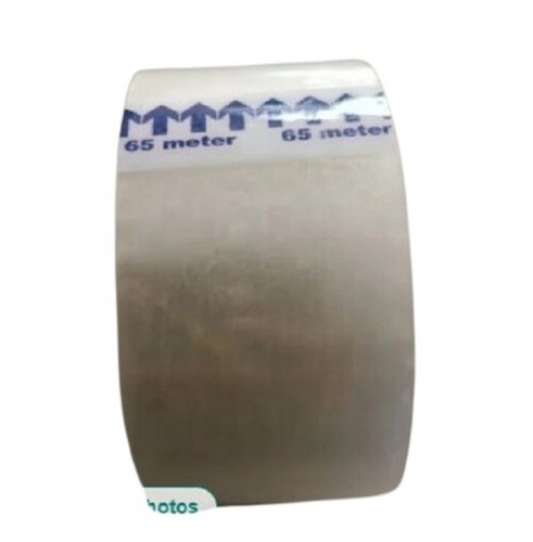 65m BOPP Packaging Tape - BOPP Material 3 Inch Width Single Sided Adhesive | Plain Pattern Quality Tested True Value for Business & Personal Use