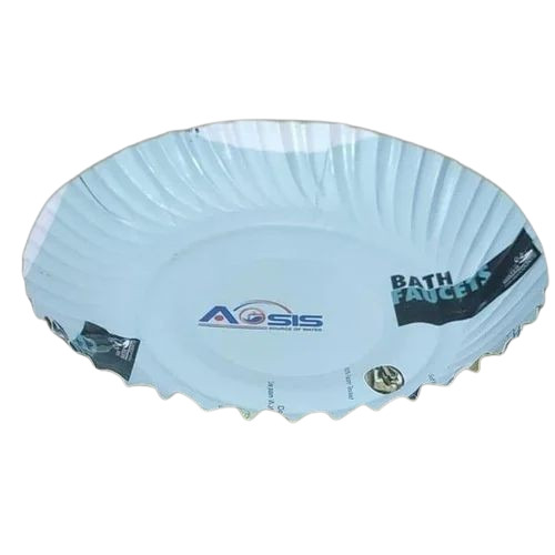 9 Inch Laminated Printed Paper Plate - 300 GSM