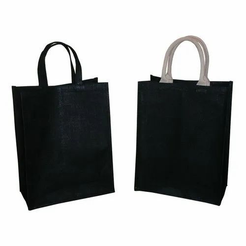 Black Jute Carry Bags