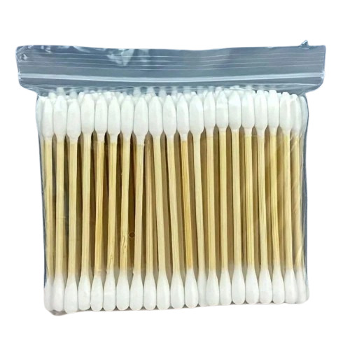 Cotton Earbuds - 100% Cotton Material, White Color | Unisex Design for Efficient Ear Cleaning