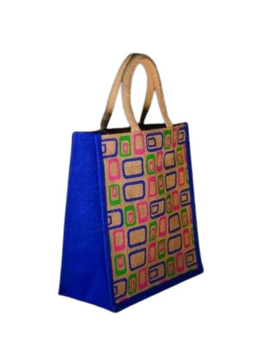 Designer Jute Bag - Color: Multicolor