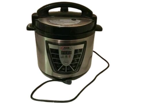 Electric Pressure Cooker - Premium Quality Stainless Steel, Multi-Function Non-Stick Pot with Timer, Energy-Efficient Design and Safety Lock