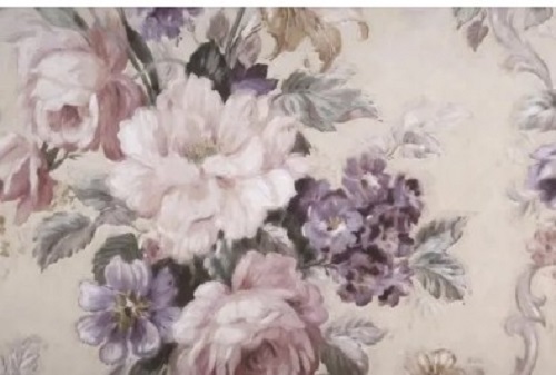 Floral Print Wallpaper - PVC Material, Various Sizes Available | Waterproof, Long Lasting Finish, Easy to Install, Quality Tested