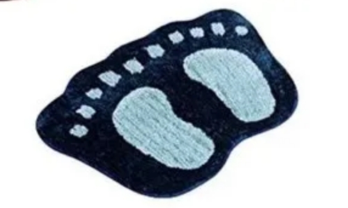 Foot Door Mat - Microfiber, 16x24 Inches | Soft Texture, Vibrant Prints, Quick-Drying, Non-Slip Backing, Easy to Clean, Lightweight, Water-Resistant, Durable, Versatile Use, Fade-Resistant Colors