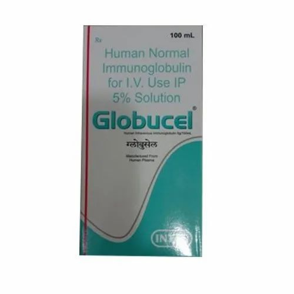 Globucel 5% Immunoglobulin Solution - Sterile Liquid, Supports Antibody Replacement Therapy, Clinically Tested For Safety, Reduces Infection Risk, Suitable For Immunocompromised Patients