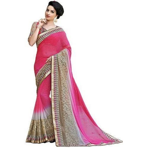 Ladies Embroidered Saree