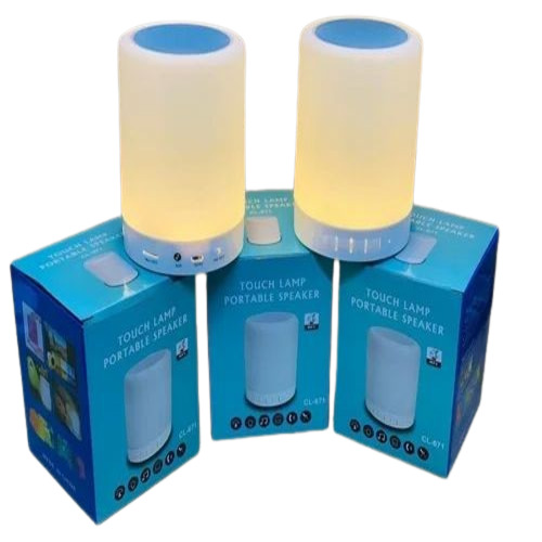 Led Touch Lamp - Plastic Body, 3/4 Inch Size, White Color | Portable, Multicolor Illumination, Customizable Round Shape