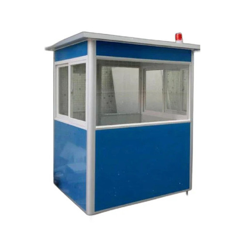 MS Portable Security Cabin - Modular, Rectangular, Paint Coated, Corrosion Resistant | Durable, New Condition, Available in White, Gray, Blue, 30 Length x 20 Height