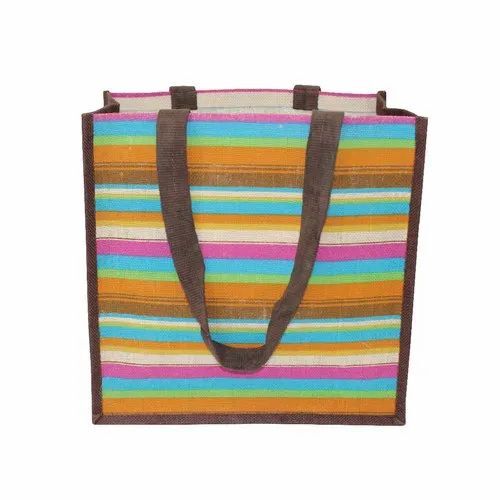 Shopping Jute Bags - Color: Multicolor