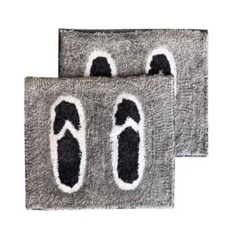 Slipper Door Mat - Microfiber, 16x24 Inches, Any Color | Soft Texture, Vibrant Prints, Quick-Drying, Non-Slip Backing, Easy to Clean, Water-Resistant, Fade-Resistant Colors, Lightweight Design