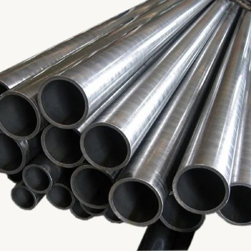 25mm MS Erw Round Pipe - 5mm Thickness, Silver Color | Grade A, Round Head Shape