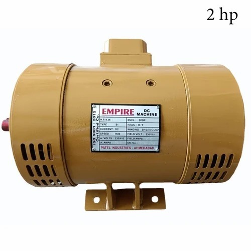 2Hp/230V/1500 Rpm Shunt Dc Motor - Color: Yallow