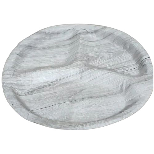3 Compartment Paper Plate