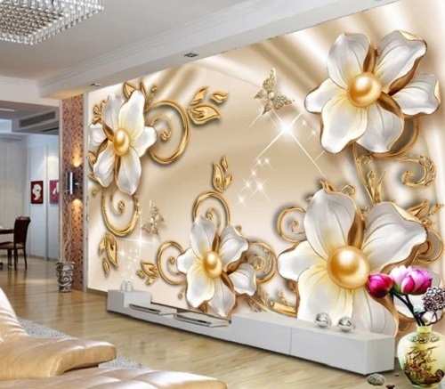 3D Wallpaper - PVC Material, Easy to Clean, Waterproof, Various Sizes | Enhance Your Walls with Timely Delivery and Quality Testing