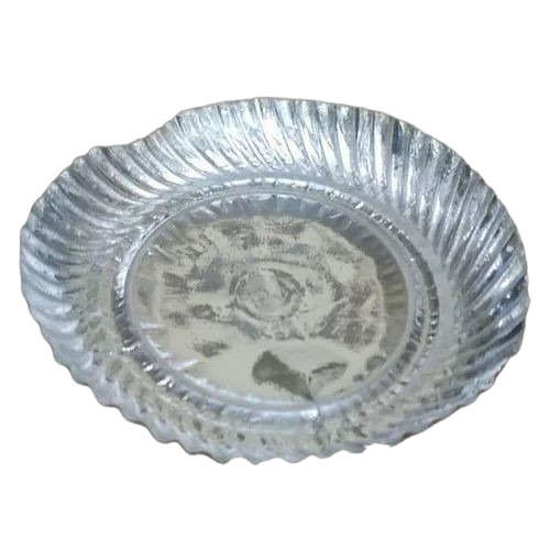 9 Inch Silver Cardboard Plate