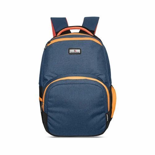 Blue Laptop Backpack - 36 Kg Capacity, 100% Durable Polyester, Moisture Proof, Customizable Design, Attractive Unisex Shoulder Length Handle