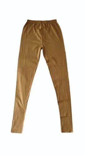 Brown Cotton Leggings - Premium Quality, Breathable Material, Full Length, Lightweight and Skin-Friendly, Comfortable Wear for All Seasons