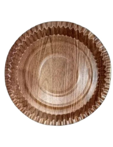 Brown Disposable Paper Plate