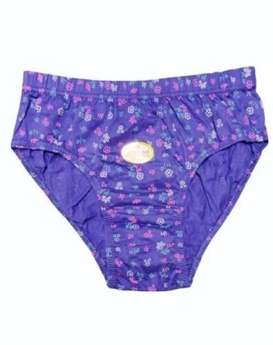 Cotton Inner Brief - Premium Grade, Soft Cotton Fabric, Blue with Printed Design, Snug Fit, Elastic Waistband, Breathable Material, Supportive Low-Rise Style, Durable Stitching
