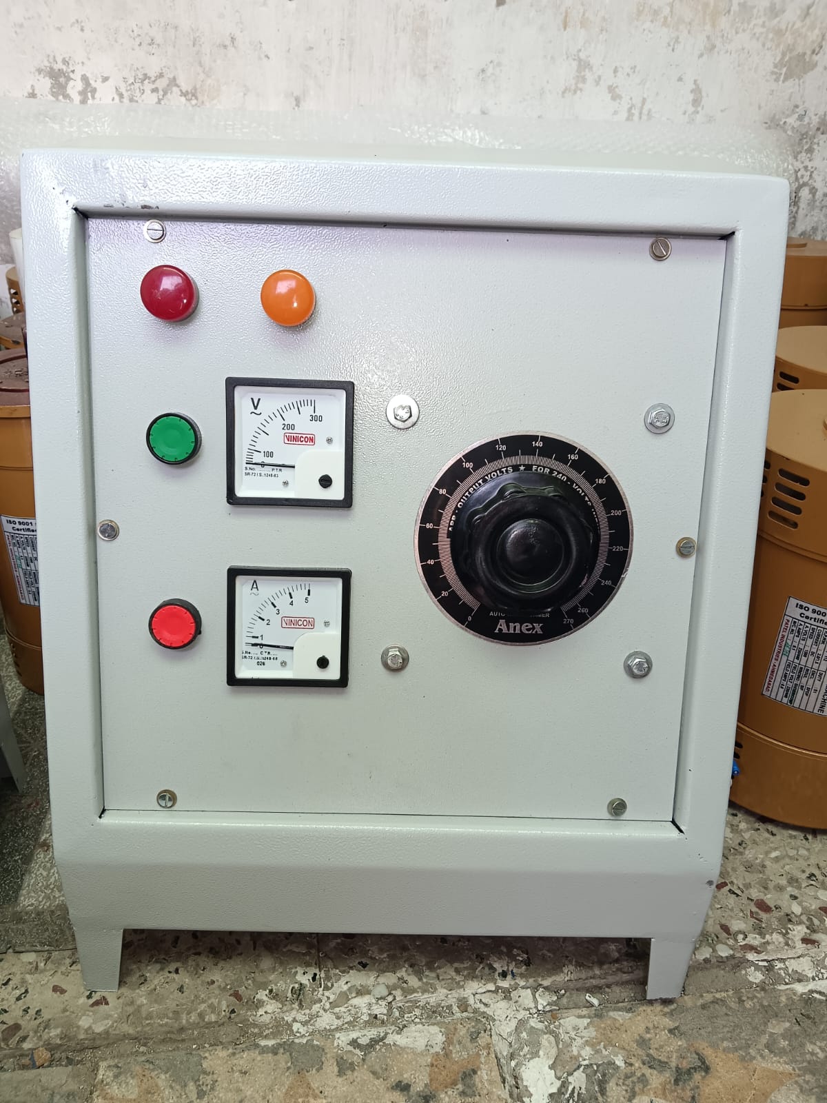 Dc Motor Speed Controller - Single Phase, 4A Current, 220 Volt, Industrial Application | White, Panel Mount Design, Standard Size, Speed Control Function