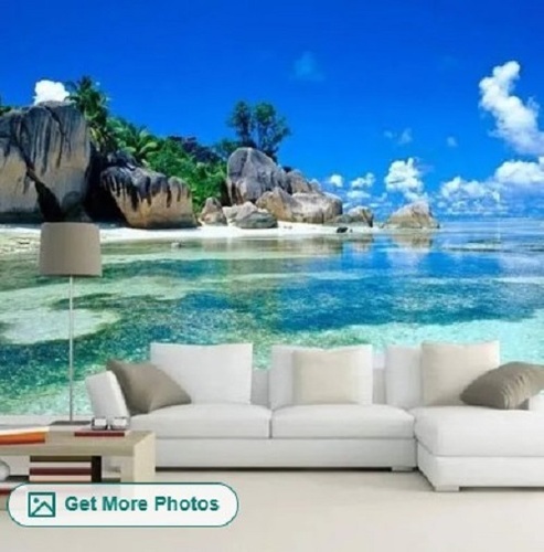 Decorative Mural Wallpaper - PVC Material, Various Sizes Available | Waterproof, Long Lasting Finish, Easy to Install, Quality Tested