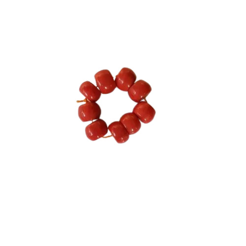 Fancy Red Glass Beads