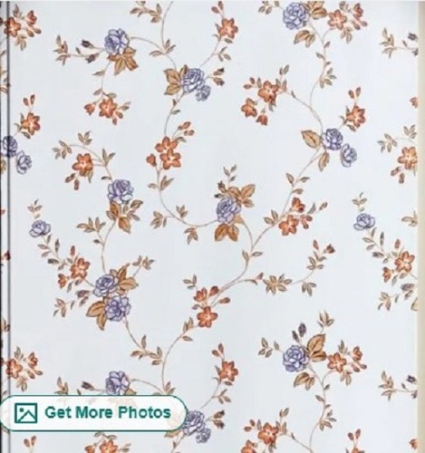 Flower Printed Wallpaper - PVC Material, Various Sizes | Waterproof, Easy to Clean, Enhances Wall Appearance