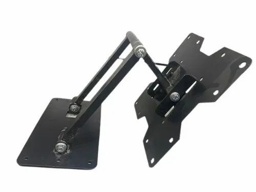 Wall Mounted LCD TV Stand - Metal, 32 Inch Size, Black Color | Durable Design by Shree Krishna Engineering Works