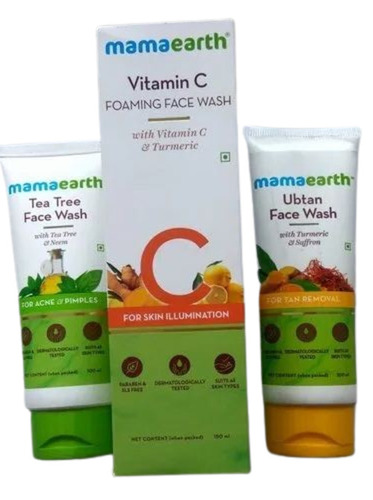 Mamaearth Face Wash - Cream Form, 100% Purity, Very Good Quality | Herbal Ingredients, Recommended For Female, Suitable for All Skin Types