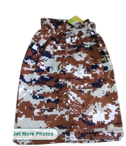 Mens Printed Bermuda - Customize Size, Elastic Closure | Wrinkle-Free, Color Fade Resistant, Hygienic Gift Option for Men