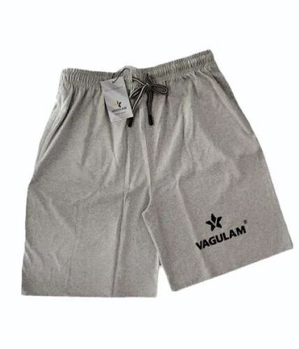 Mens Regular Fit Cotton Short - 80 GSM Premium Quality, Elastic Waistband, Breathable Fabric, Lightweight and Durable Stitching