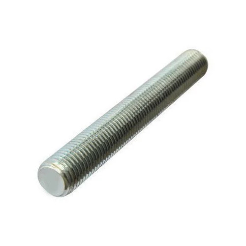 Mild Steel Studs - Polished Finish, Smooth Thread Type, Round Shape, Silver Color | Industrial Application, Durable and Reliable