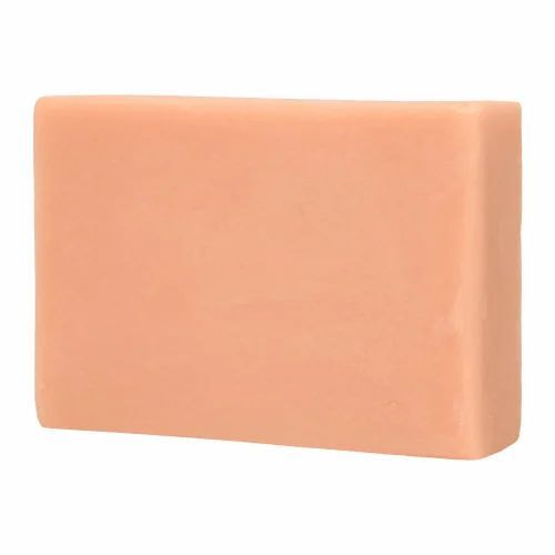 Mitti & Chandan Handmade Soap - Charcoal Infused, 100 gm Solid Rectangle Glow Skin Bath Soap | Herbal Ingredients, Pink Color, Medium Foam, Medicated for Women