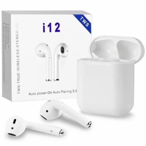 Portable Charging Case - ABS Material Customized Size White Color | Wireless Connectivity Deep Bass Call Control Features