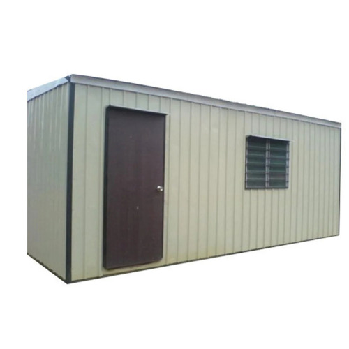 Portable Site Office Cabin - Modular Design, 14mm Eco-Friendly Painted Steel, Rectangular Shape, White, Green, Black Colors 